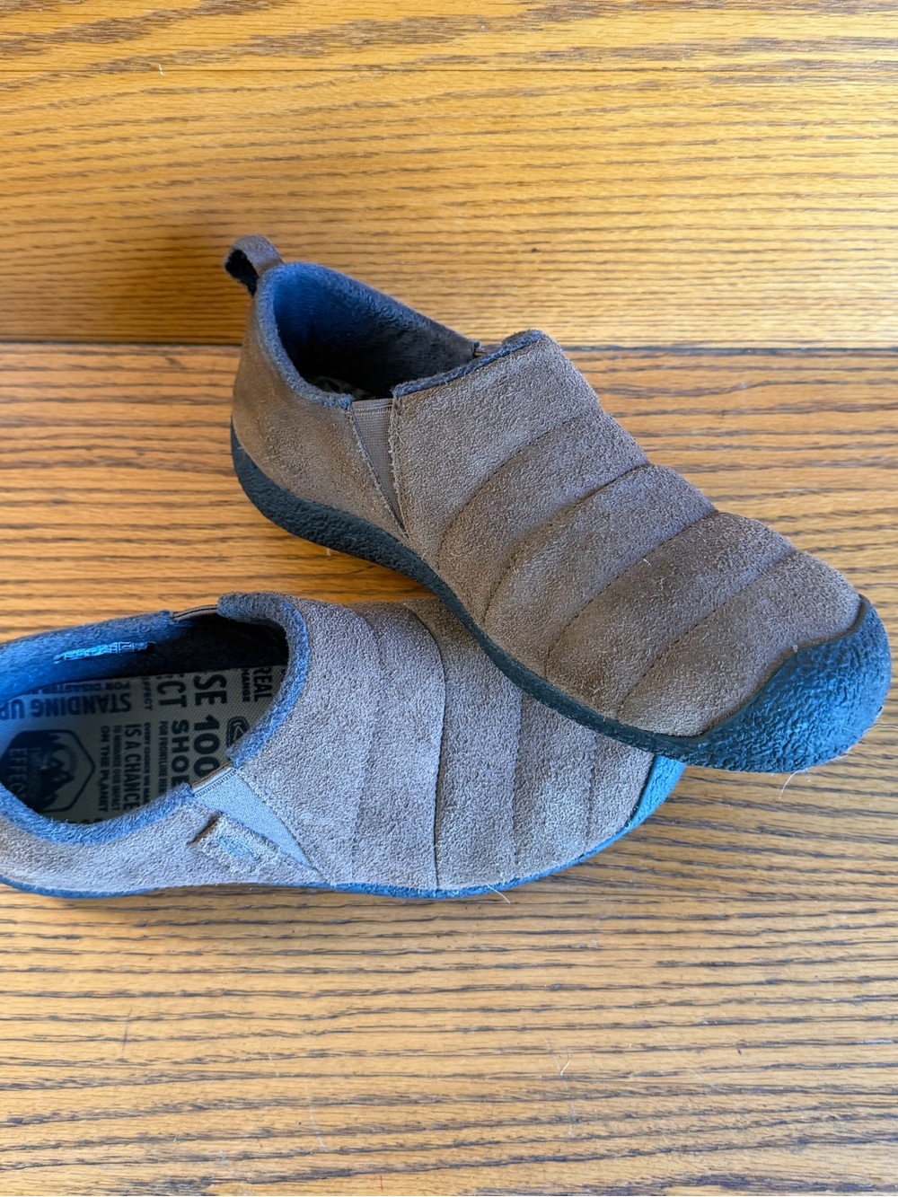 Keen Slip-On Suede Casual Shoes - Brown 10.5